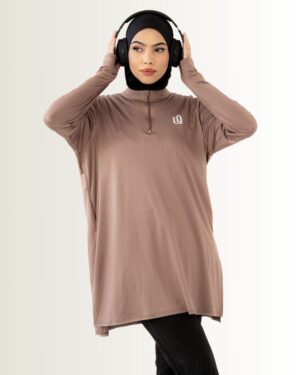 THE ESSENTIAL ACTIVE TOP - Taupe