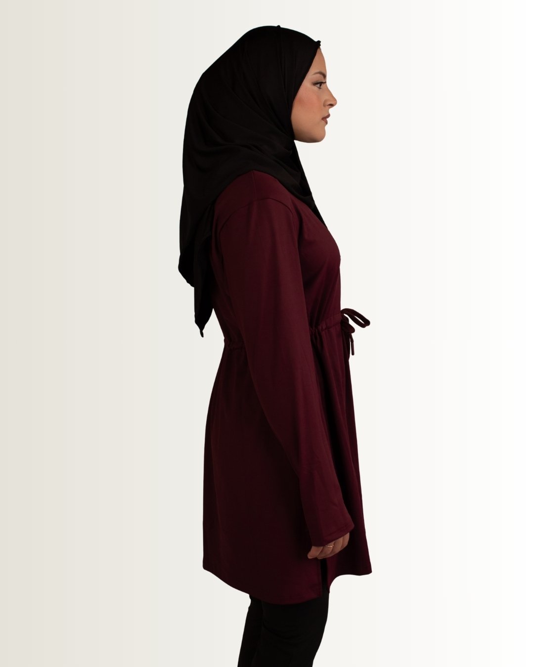 The Flex Active Top - Burgundy - Image 4