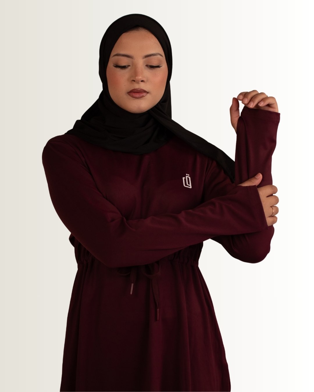 The Flex Active Top - Burgundy - Image 3